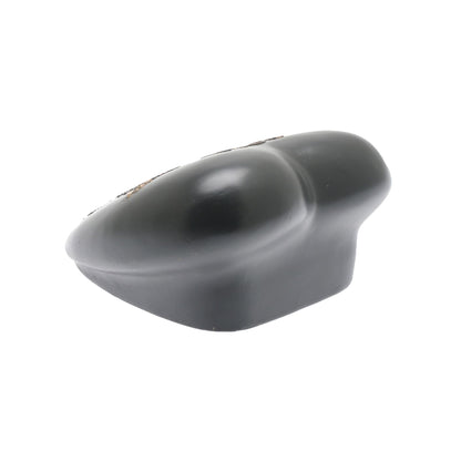 Gray plastic object on a white background