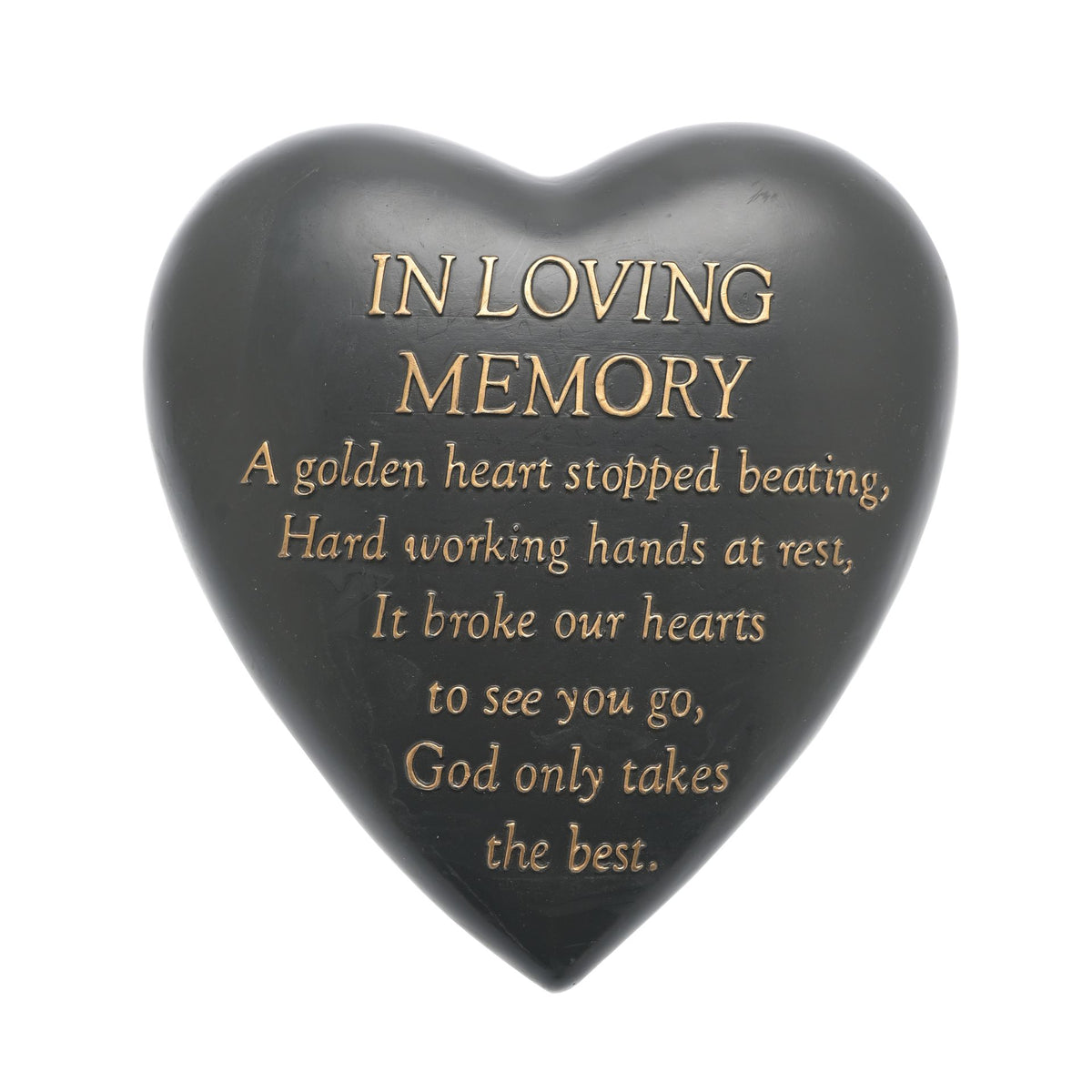 Heart Shape In Loving Memory Thoughts Of You Graveside Heart Plaque - In Loving Memory – Grasmere ...