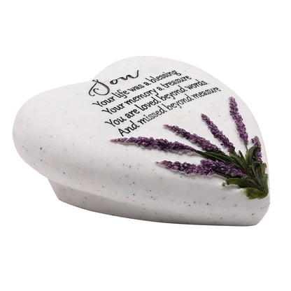 White and purple textured object on a white background