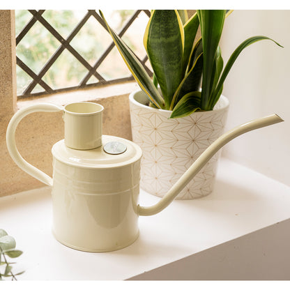Kent & Stowe Indoor Metal Watering Can Vintage Cream 1L