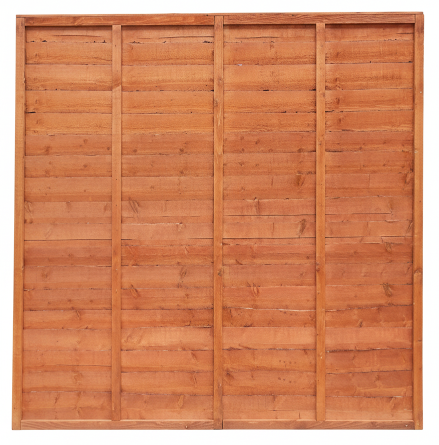 Fence Panel Super Waney Lap Gold 6ft x 6ft