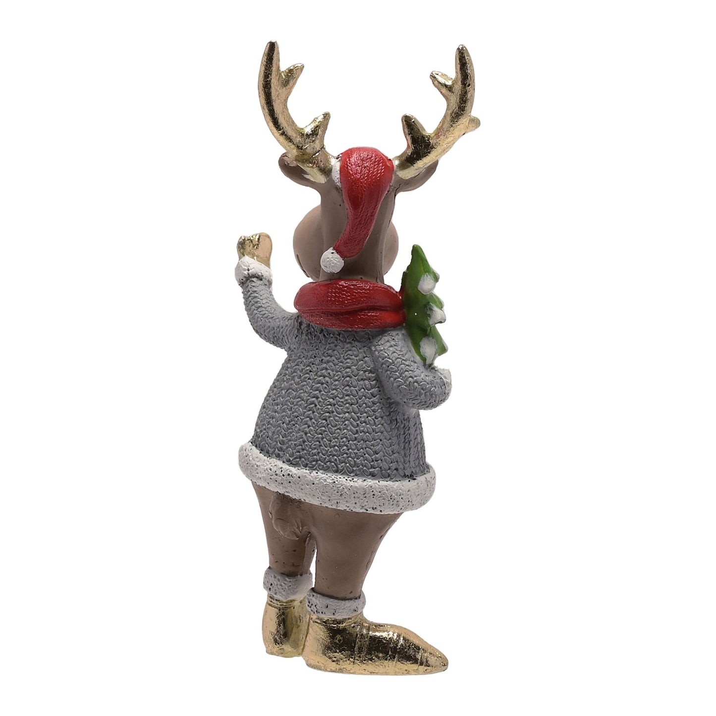Reindeer in a grey jumper
