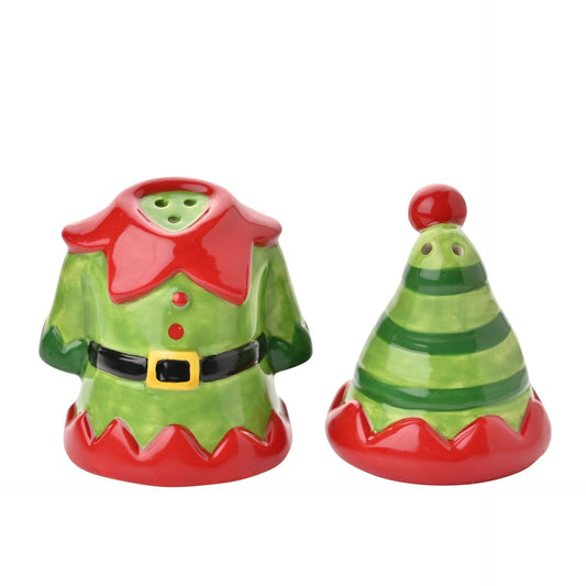 Elf salt and pepper shakers