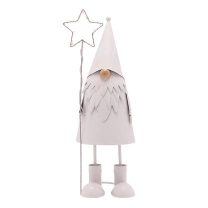 Decorative figure with a star hat on a white background