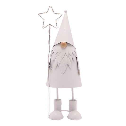 Decorative figure with a star hat on a white background