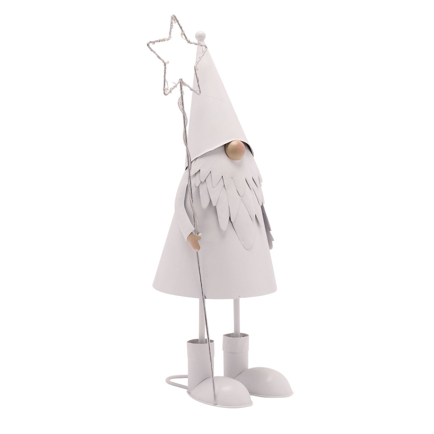 Decorative figure with a star hat on a white background