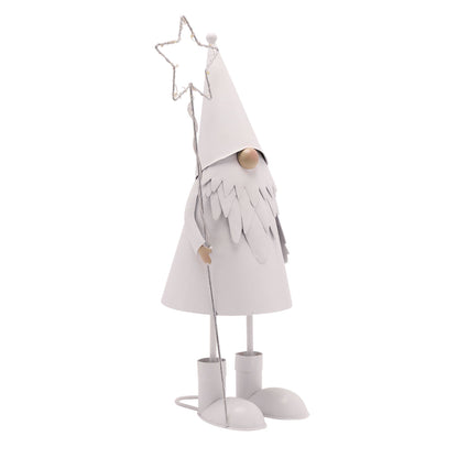 Decorative figure with a star hat on a white background
