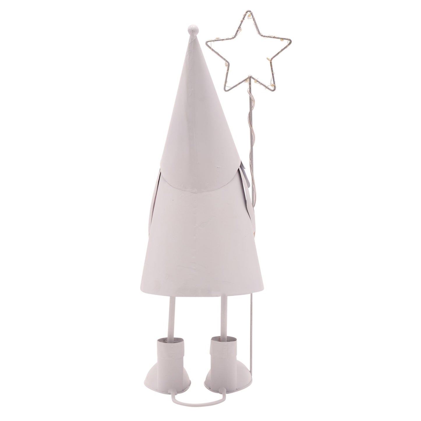 Decorative figure with a star hat on a white background