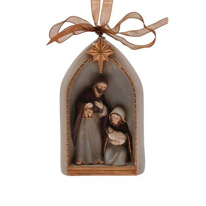 Nativity Hanging Arched Shaped Decoration